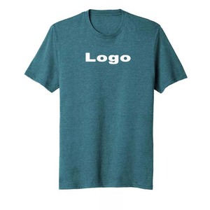 เสื้อยืดผู้ชายโอเวอร์ไซส์ธรรมดาแขนสั้นลำลองสำหรับฤดูร้อนเสื้อโลโก้ของผู้ชายแห้งเร็วสีพื้นผ้าคอตตอน100% สำหรับฤดูร้อน - Product Image 5