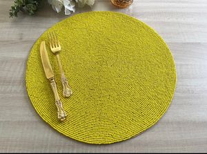 Handmade Beaded Placemats for <b>Table</b> Decoration - Product Image 2