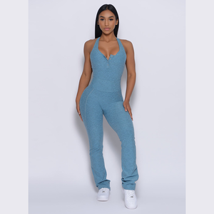 Durable bébé bleu tous les jours entraînement Scrunch Butt Leggings respirant taille haute et vêtements actifs mode Gym Leggings pour les femmes - Product Image 2