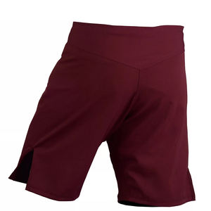 Premium 100% Polyester Satin MMA Fight Shorts Personnalisable BJJ Grappling Solid Pattern Drawstring Mma Shorts - Product Image 5