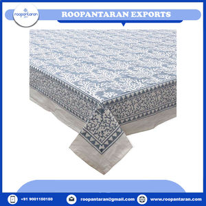 Nouvelle nappe de luxe en jacquard tricoté, imprimée à la main en coton pur, artisanat intemporel pour la vente en gros - Product Image 6