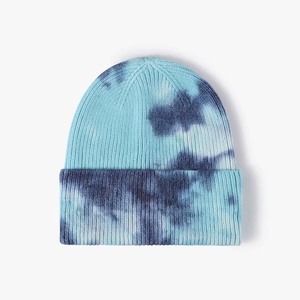 Calidad Reversible Beanie Knit Jacquard Winter Beanie Skull Cap Soft Custom Winter Hat Knit Reversible Beanie Cap - Product Image 5