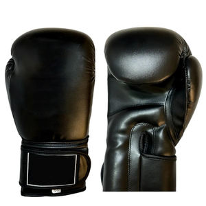 Couleur noire de la plus haute qualité avec son propre logo Meilleur fournisseur Ensemble de boxe en cuir véritable personnalisé de style le plus récent PAR AMAZING INDUSTRIES - Product Image 2