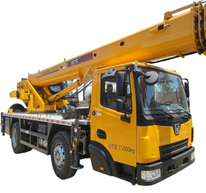 Grue de chantier mobile haute performance de 12 tonnes avec moteur et pompe hydrauliques - Hauteur de levage de 12 m - Fournisseur d'usine - Product Image 6