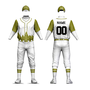 Uniforme de béisbol de tela transpirable de diseño personalizado de calidad superior último uniforme de béisbol ligero que absorbe la humedad para adultos - Product Image 3