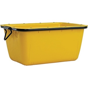 Ready-Mixed Mortar Container 200L Yellow WEMAS <b>Plastic</b> <b>Storage</b> <b>Bin</b> & Box - Product Image 1