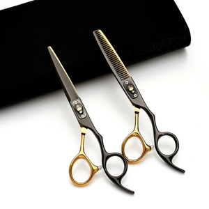 Tijeras de corte de pelo de peluquero de adelgazamiento profesional de alta calidad, juego de tijeras de peluquería de Material de acero inoxidable de alta calidad - Product Image 5