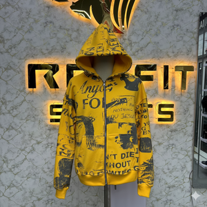 Imprimé de belle qualité par le fabricant Design unique Sweat à capuche zippé Puff Imprimé fabriqué en usine à bas prix sweats à capuche pour hommes sweats à capuche pour hommes - Product Image 3