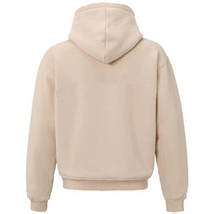 Sweat à capuche unisexe de haute qualité 100% coton biologique polaire Hiver Épaules tombantes Coupe ample Classique Streetwear Pull avec poche - Product Image 6