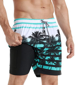 Shorts de bain pour hommes de haute qualité, impression personnalisée, vêtements de plage d'été, shorts de bain pour hommes, fabrication et fournisseur en gros - Product Image 6