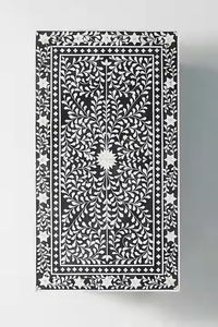 โต๊ะคอนโซลฝังกระดูกแบบอาหรับสุดหรูผลิตโดยงานฝีมือรูปพระจันทร์เสี้ยว - Product Image 2