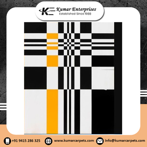 Haute qualité écologique laine fabriqués à la main tapis de prière concepteur unique brodé jeter pour salle à manger boucle Pile en gros - Product Image 2