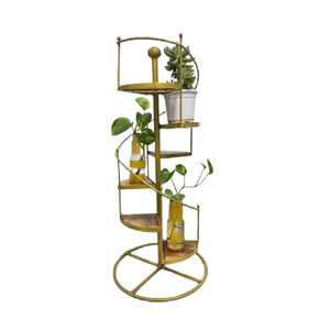 Support de pot de fleurs en métal au design moderne, support de plantes en fer forgé pour la décoration du salon, de la chambre et de l'hôtel. - Product Image 1