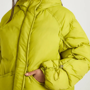 Chaqueta de Invierno Acolchada Extra Grande para Mujer, Ligera, Informal, de Alta Calidad, con Cierre de Cremallera, Cómoda, 2026 - Product Image 6