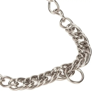 Mors à cheval en acier inoxydable de haute qualité avec chaîne à crochet et embout lisse pour l'équitation et l'équipement vétérinaire - Product Image 4