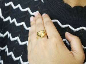 โบว์หัวใจแหวนเงินสเตอร์ลิง-ของขวัญงานหมั้นทำมือ - Product Image 6