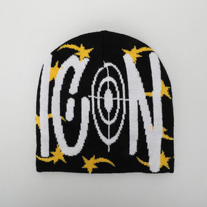 Gorro de punto acrílico Unisex con logotipo personalizado, gorro de esquí deportivo más cálido para el invierno, algodón de alta calidad, Jacquard Merino, elección del diseñador - Product Image 3