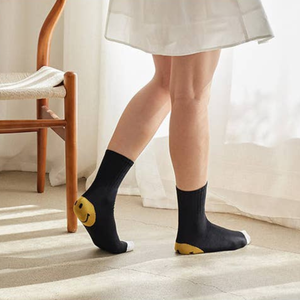 Divertidos patrones de sonrisa calcetines de tripulación para hombres mujeres algodón cómodo suave transpirable divertido calcetín para uso diario informal - Product Image 5