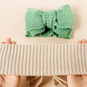 2024 nouveau coton bébé fille chapeau nœud bonnet casquette mignon tricot infantile bandeau