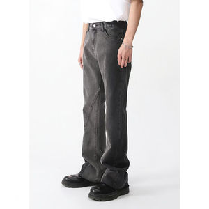 กางเกงวอร์มลำลองไมโครแฟชันชายใหม่มีแถบเอวยางยืดบูทไล่ระดับสีสไตล์เกาหลีระบายอากาศได้ดีกันน้ำได้สูง - Product Image 3