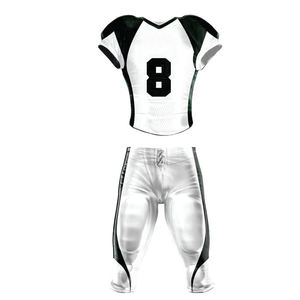 Ensemble d'uniformes de football américain sur mesure avec maillot de pantalon et coutures renforcées conçu pour une utilisation prolongée à l'entraînement - Product Image 1