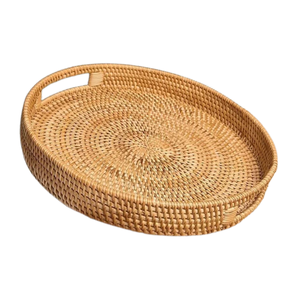 PRODUCTO SUPERIOR Descubra la versatilidad de la bandeja de ratán La mezcla perfecta de estilo y función - Product Image 1