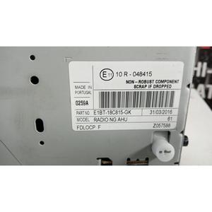 Autoradio FORD Fiesta 6a Serie (08>17) E1BT-18C815-GK RTJD - Product Image 4