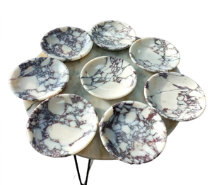 Plaque de marbre élégante, plaque ronde en marbre, plaque de marbre en pierre - Product Image 5