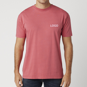 T-shirt en coton à col rond et manches courtes, tricoté sur mesure, OEM, faible MOQ, pour hommes, style décontracté chic, écologique, qualité supérieure, fabriqué au Bangladesh - Product Image 2