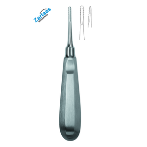 Elevador de Raíces Lindo-Levian de Acero Inoxidable de Alta Calidad, Figura 1, Ancho 3.0 mm, Fabricante de Instrumentos Dentales - Product Image 1