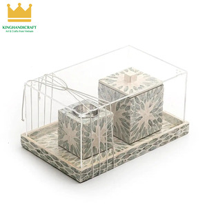 MOP Incrustation Mubkhar Brûleur Bukhoor Brûleur Boîte D'encens Et Plateau Brûleur Bakhoor Arabe Pour Ramadan Eid Cadeaux Offre Spéciale 2024 - Product Image 2