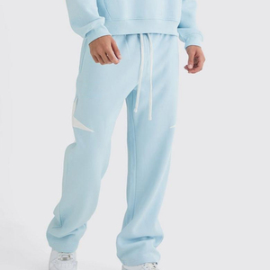 Nouveauté Survêtement d'entraînement unisexe surdimensionné écologique à capuche vintage lourd uni imprimé - Product Image 6