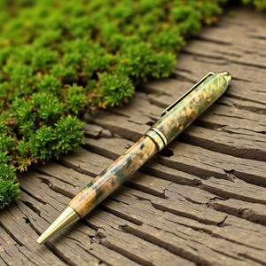 Handcrafted 0.7mm Coffee Burl Wood Ballpoint Pen Luxury <b>Gift</b> Pen Executive Writing Instrument from Vietnam - Product Image 1