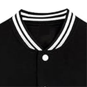 Streetwear surdimensionné fabriqué en gros de qualité supérieure Vestes d'université de baseball Veste de baseball pour hommes - Product Image 5