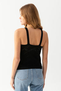 Halter Collar Trou Tricots Athlète Femme Athlète Sangle Tricots Athlète Élégant et Élégant - Product Image 6