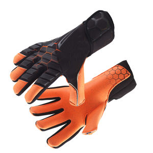 Gants de gardien de but professionnel protéger Latex tricot Football gardien de but gants en cuir Protection des doigts Durable - Product Image 5