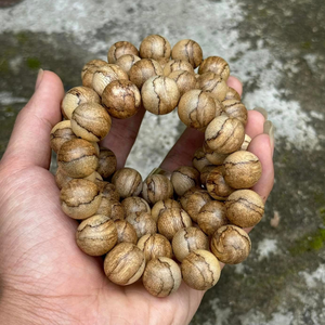 Pulsera de cuentas de madera de agar de alta calidad superventas TUYET DUNG marca modelo VT14 10MM marrón directo al por mayor precios Vietnam - Product Image 2