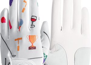 Gants de golf pour gaucher de haute qualité avec logo personnalisé, en cuir de mouton souple Cabretta véritable et durable pour le sport - Product Image 2