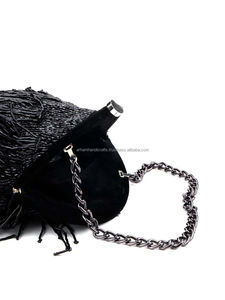 Haute qualité traditionnel Potli sac à main broderie travail luxe artisanat pochette pour femmes filles pour les fêtes de mariage en gros - Product Image 4