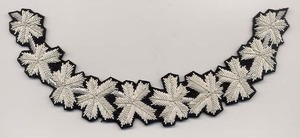 Haute qualité unique feuille de chêne Blion fil broderie teint motif Canada Cap WOK fils à coudre matériel - Product Image 5