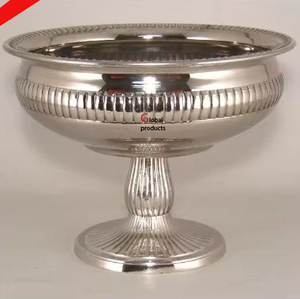 Cuenco para servir de acero inoxidable con acabado dorado de aspecto simple para restaurante y bar de hotel - Product Image 5