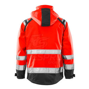 Chaqueta de Seguridad Reflectante de Alta Visibilidad para Construcción, 100% Poliéster, Transpirable, de Secado Rápido, Alta Calidad, Suministro de Fábrica al por Mayor - Product Image 2