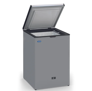 Mini congélateur solaire prêt à être expédié avec un aspect et un couvercle en acier inoxydable - 110L, usage domestique et hôtelier, porte simple, encastrable - Product Image 2