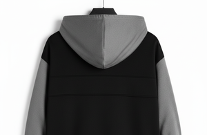 Sudaderas con Capucha Casuales de Alta Calidad para Hombre, con Cierre, Logotipo Bordado Personalizado, Felpa Sólida, Holgadas, de Invierno, 100% Algodón - Product Image 4