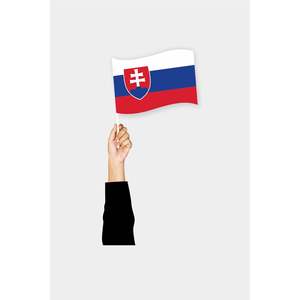 Bandera de Bolsillo de Eslovaquia, Bandera Nacional Eslova de Tamaño Compacto - Product Image 1
