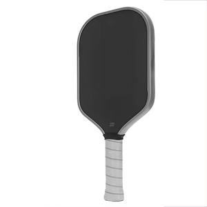 Paleta de Pickleball de Fibra de Carbono de Superficie Rugosa de 14/16 mm Personalizada de Fábrica HIGOOO, Aprobada por la USAPA, Paleta de Pickleball Prensada en Frío - Product Image 5