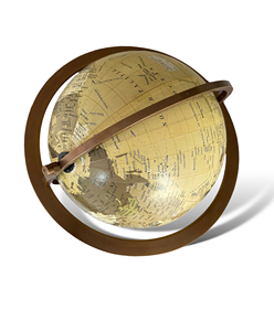 Luxury Handmade Brass World <b>Globe</b> with Compass Vintage Nautical Desk Decor by Tajdaar Handicrafts - Product Image 6