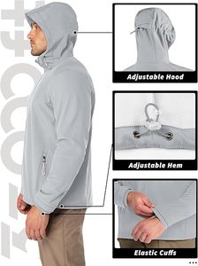 Chaqueta de aventura Softshell de estilo callejero para hombre, hecha a medida, precio al por mayor de Boomletcorp para el invierno - Product Image 3