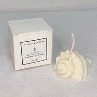 TOOWIN Muschelförmige Duftkerzen, Handgemachte Sojawachs-Kerzen