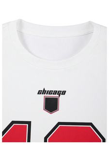 OEM Vente en gros 100% Polyester Manches courtes Respirant Imprimé Haute qualité Maillot de football américain Logo personnalisé Été - Product Image 3